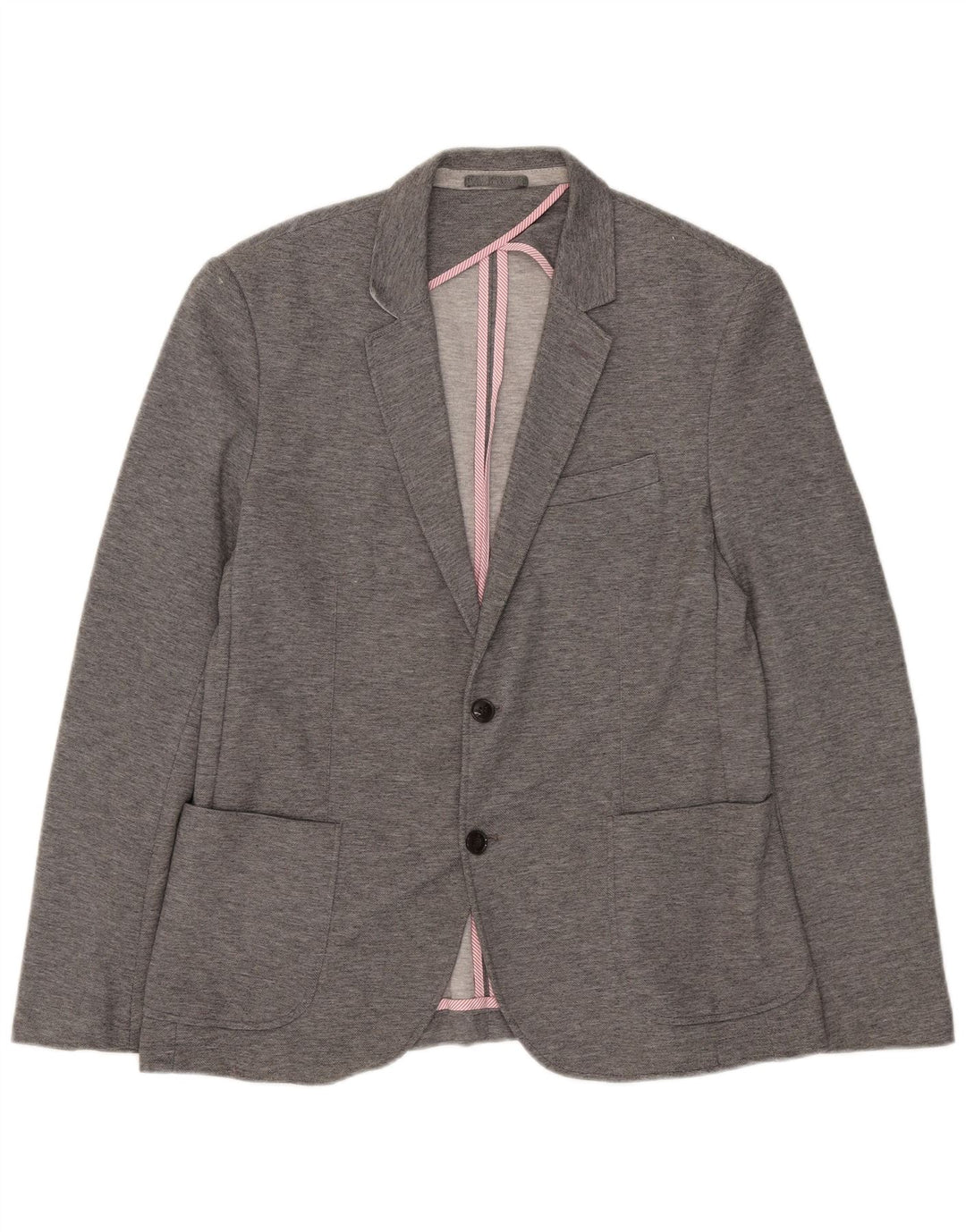 Zara muška jakna sa 2 gumba EU 54 XL sivi poliester