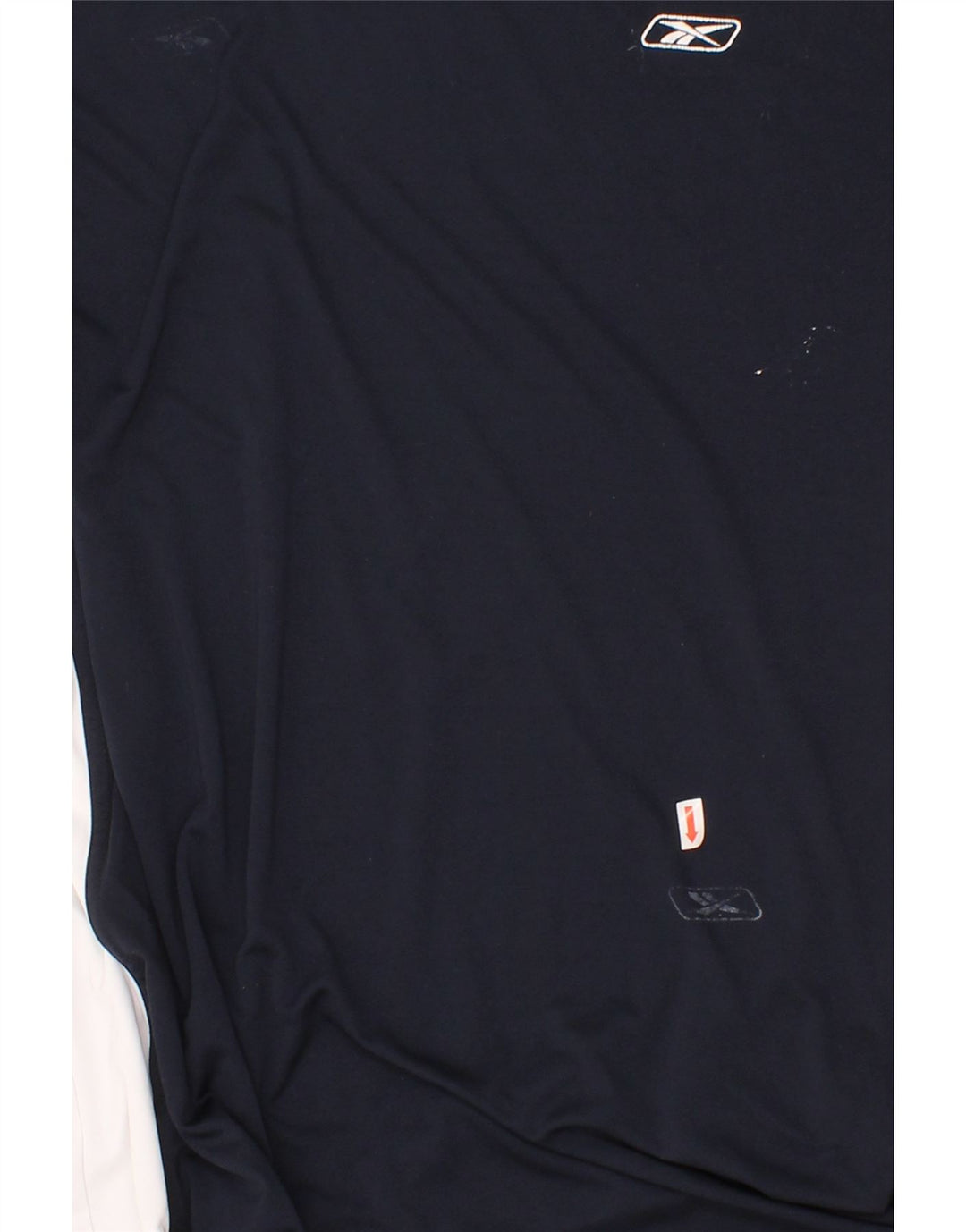 REEBOK Mens Polo Shirt 2XL Navy Blue Colourblock Vintage Reebok and Second-Hand Reebok from Messina Hembry 
