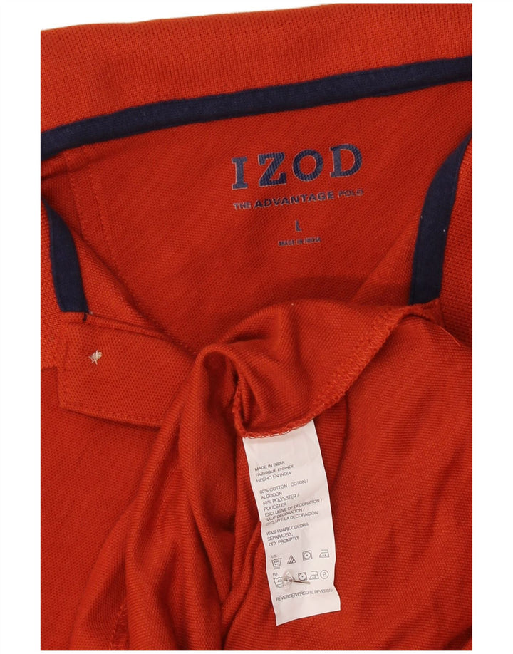 IZOD muška polo majica velika narančasta pamuk