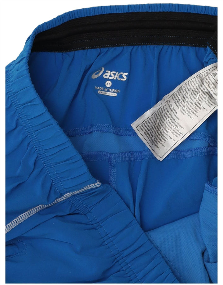 Asics Mens Italia Graphic Trenirke Hlače XL plavi poliester