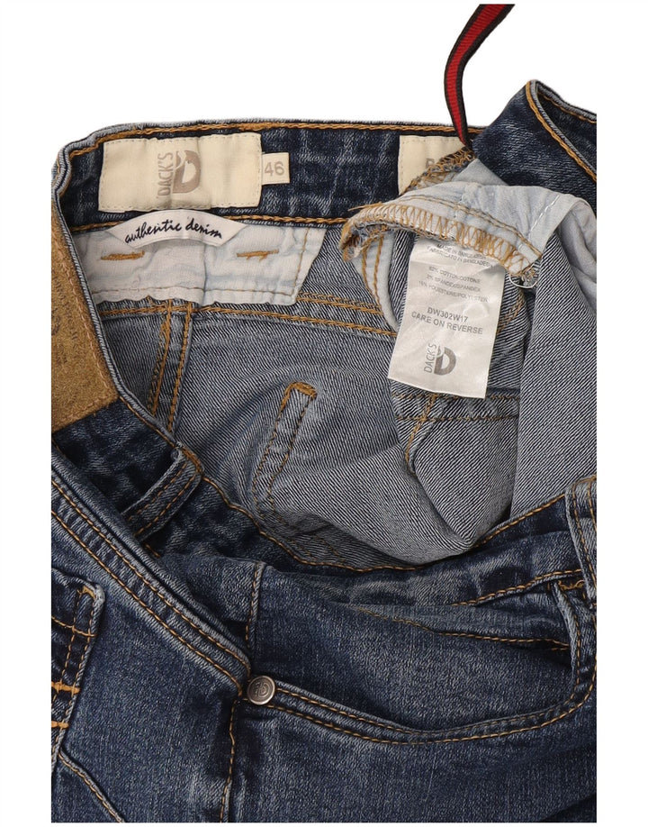 Dack's skraćene ženske traperice EU 46 XL W34 L25 plavi pamuk