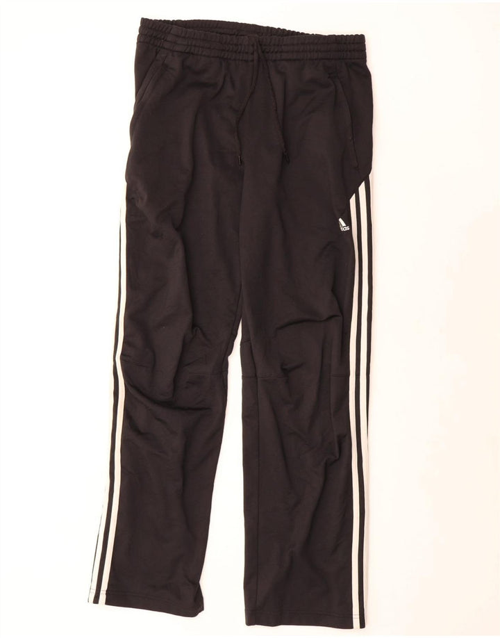 Adidas muške hlače za trenirku srednje crne boje od poliestera