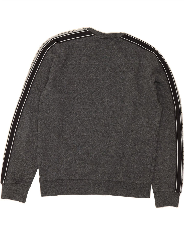 CHAMPION Womens Graphic Sweatshirt Jumper UK 14 Medium Grey Colourblock Vintage Champion and Second-Hand Champion from Messina Hembry 