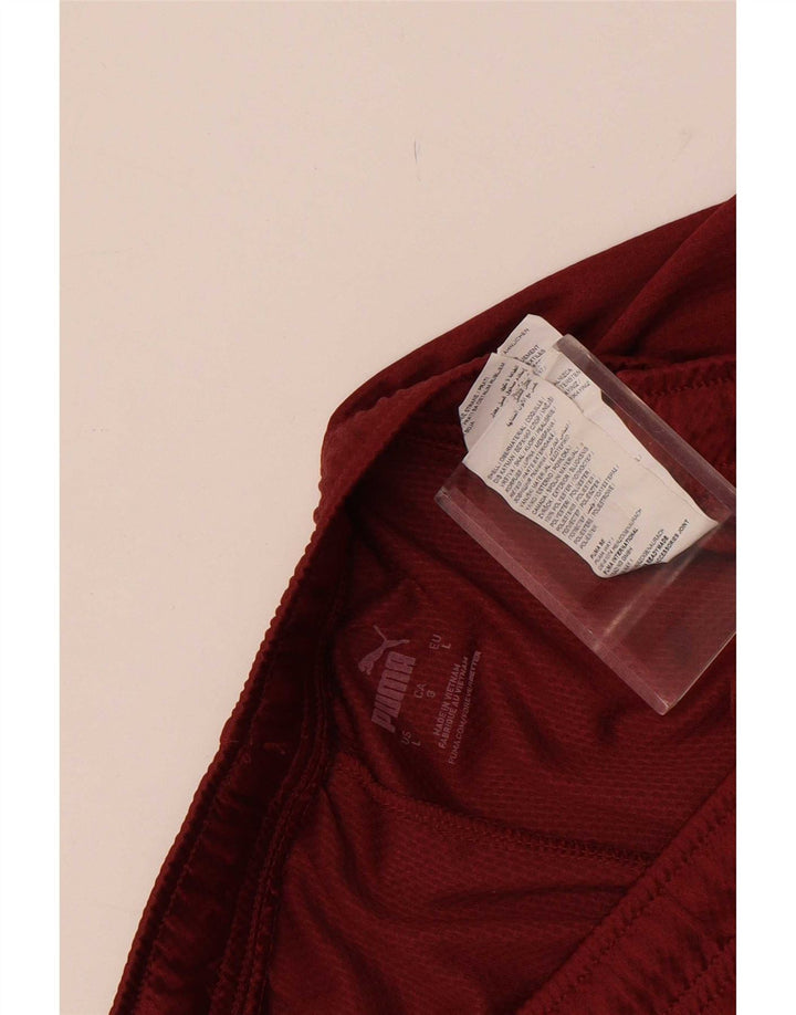 Puma Mens BVB Dortmund Sport Shorts Large Maroon