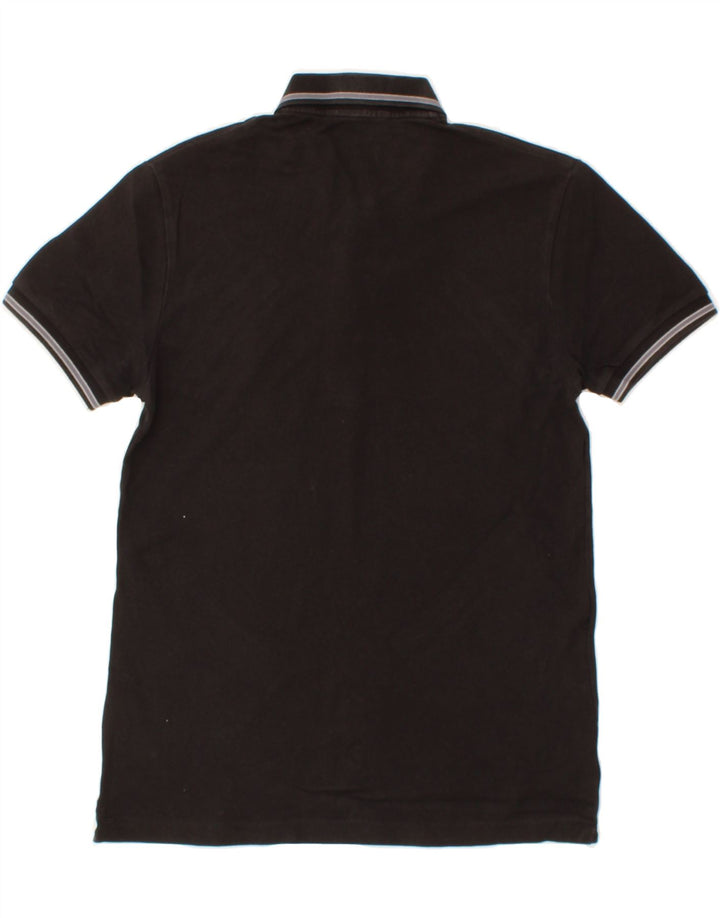 GAS Mens Polo Shirt Medium Black Cotton Vintage Gas and Second-Hand Gas from Messina Hembry 