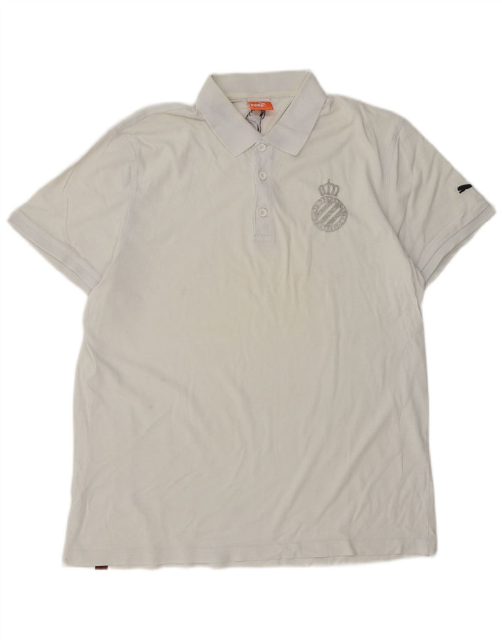 Puma muška polo majica XL bijeli pamuk
