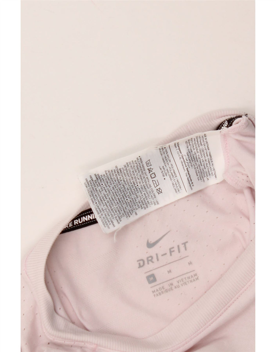 NIKE ženska majica kratkih rukava Dri Fit UK 12 Srednje ružičasti najlon