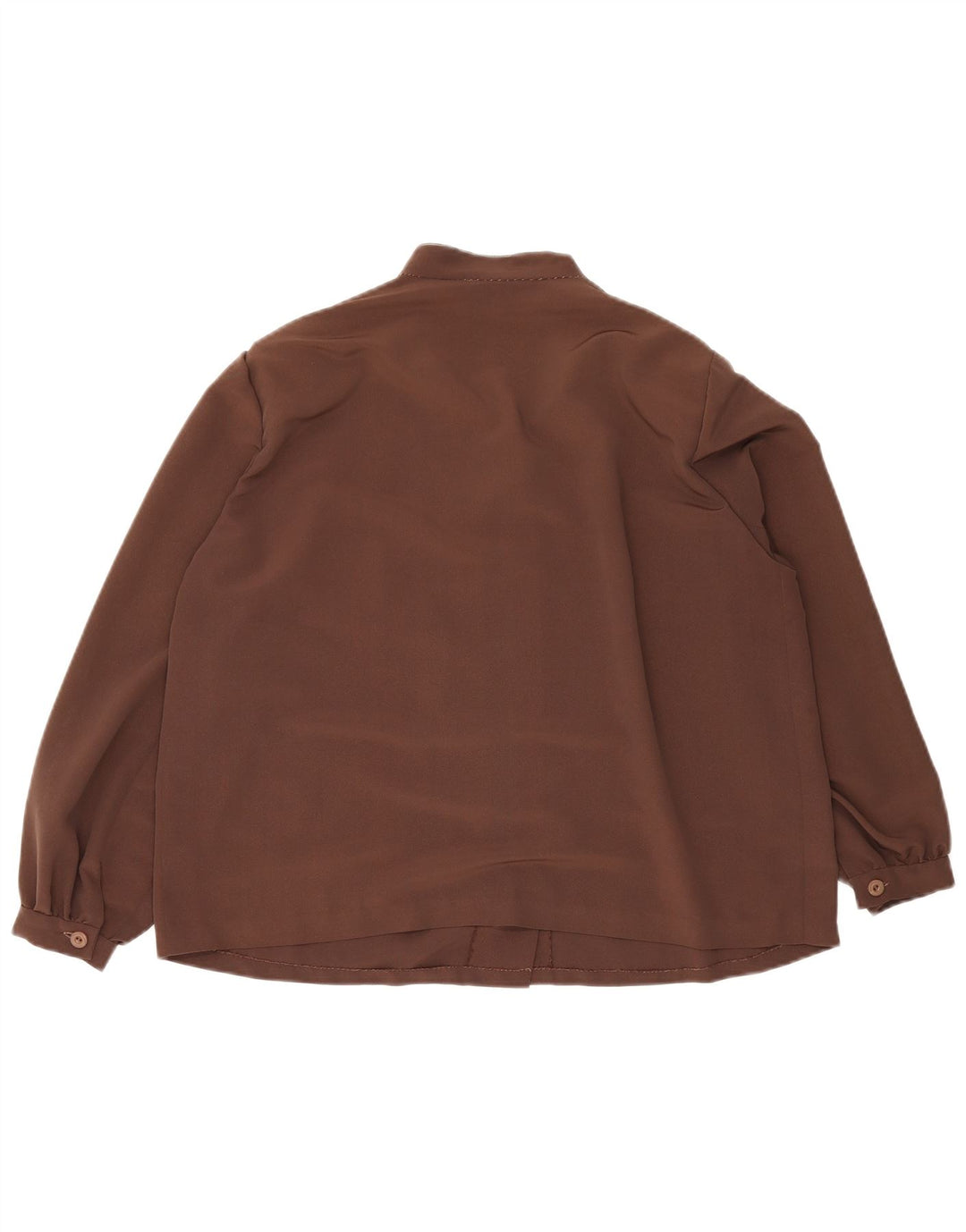Vintage ženska košulja bluza UK 16 velika smeđa