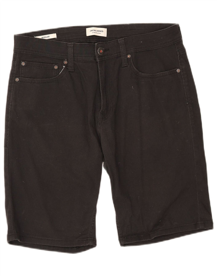 Jack & Jones Regular Casual kratke kratke hlače srednje veličine W32, crni pamuk