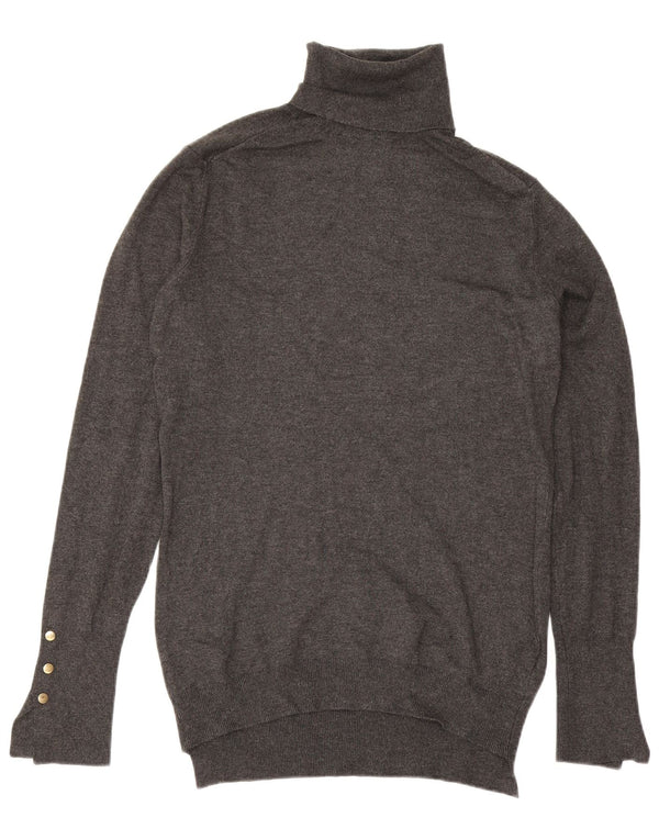 Zara ženski pulover s rol izrezom UK 14 Large Gray