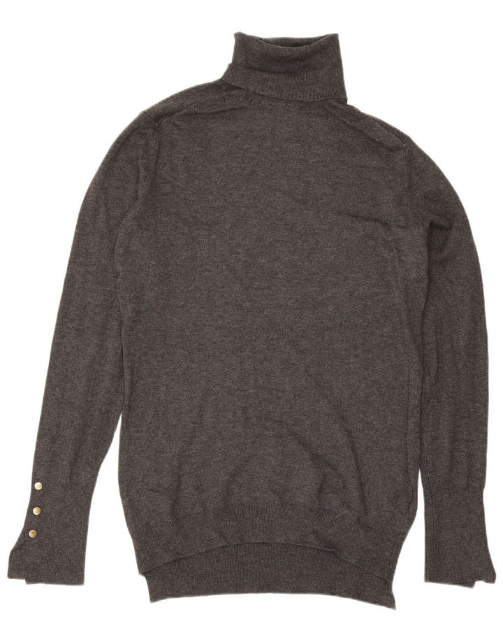 Zara ženski pulover s rol izrezom UK 14 Large Gray