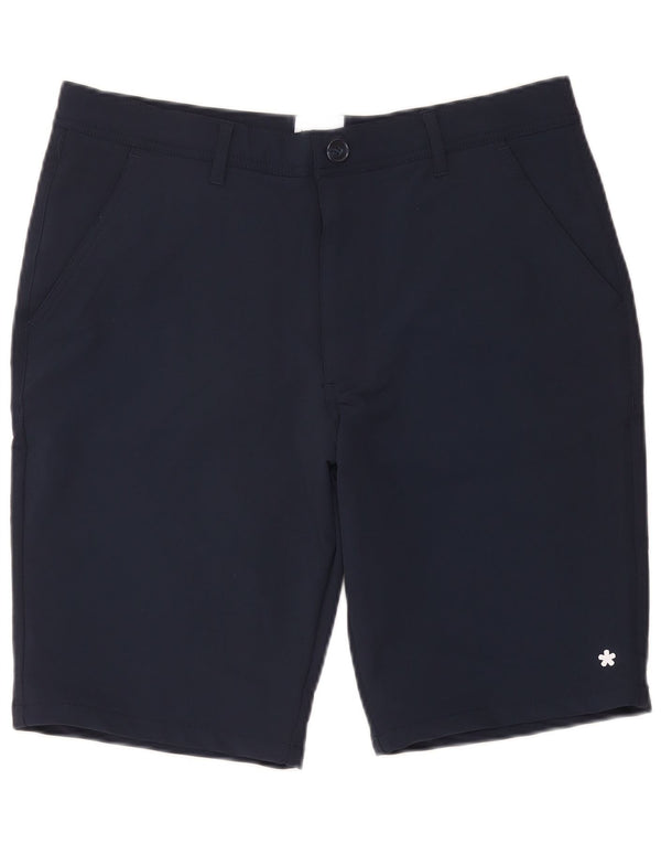 Vintage muške chino kratke hlače XL W38 tamnoplavi najlon