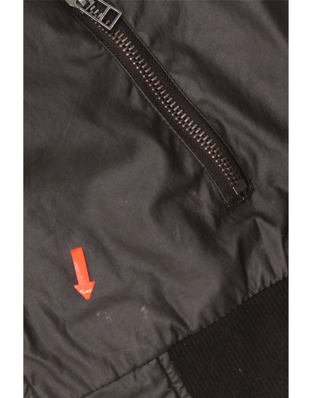 Vintage muška pomoćna jakna UK 40 veliki crni pamuk