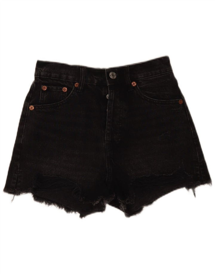 Zara ženske traper kratke hlače EU 34 2XS W24 crne