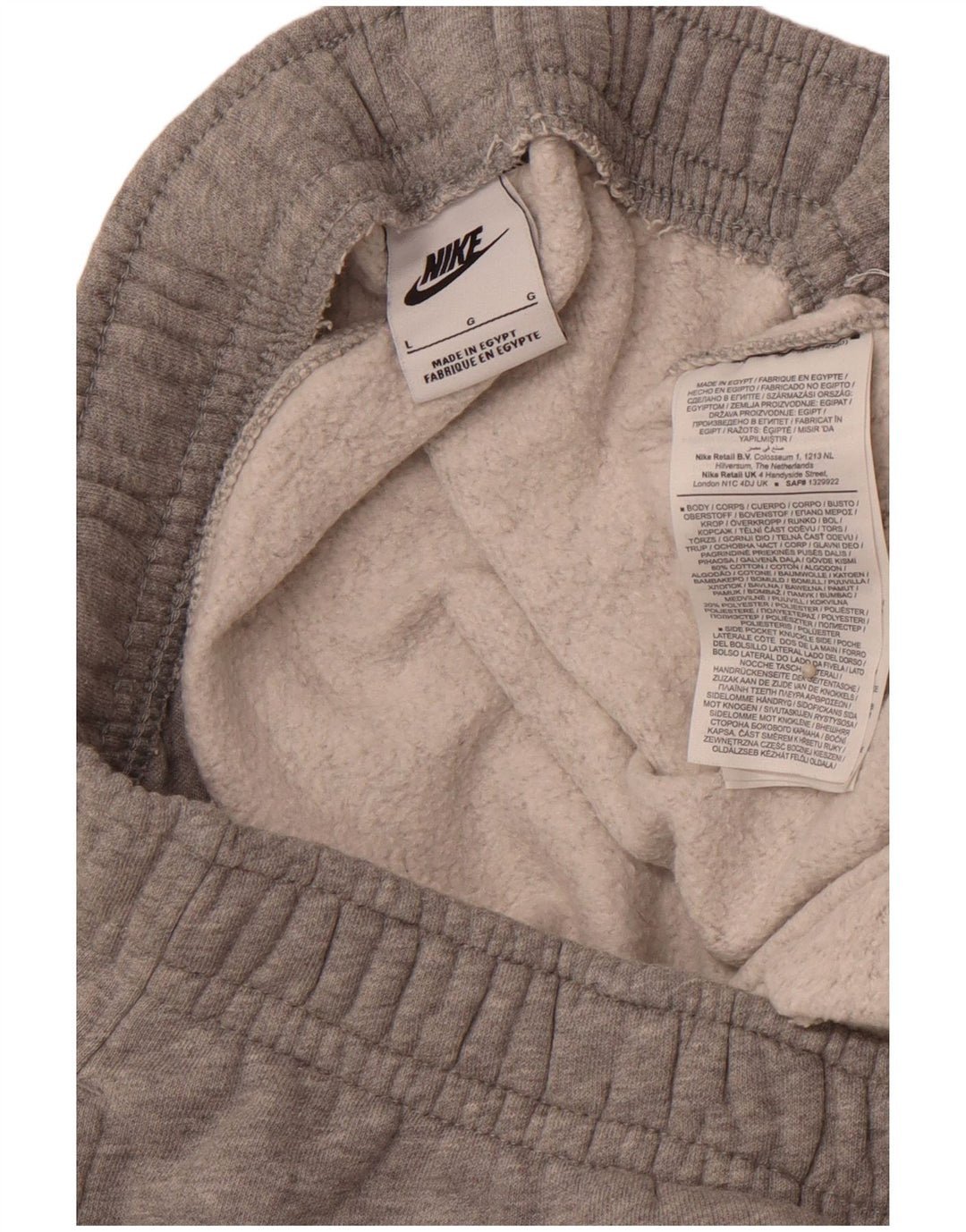 NIKE Muška trenirka Hlače Joggers Large Grey Pamuk