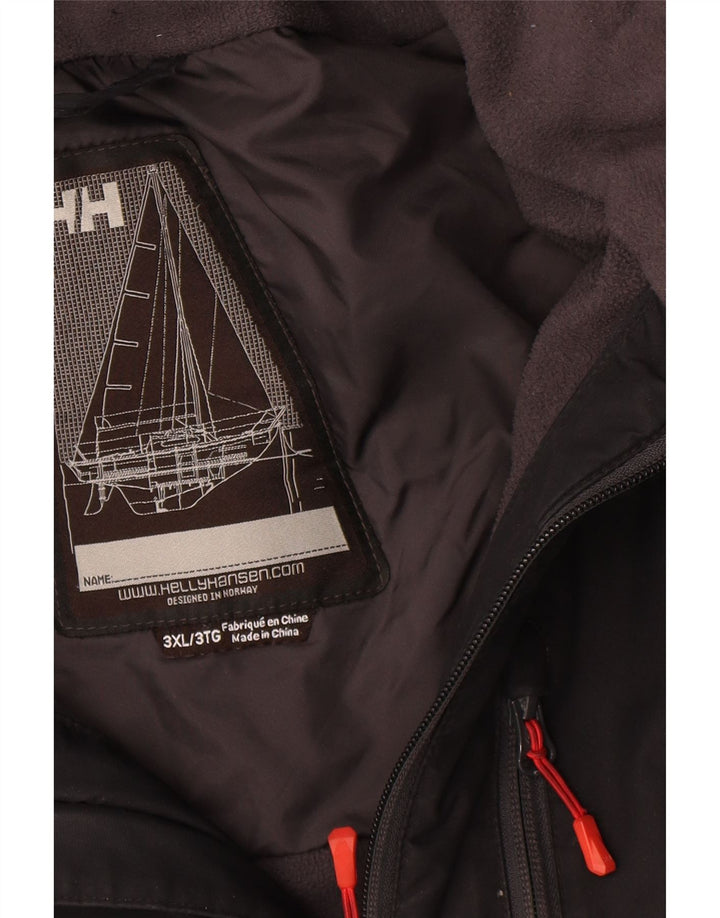 Helly Hansen muška grafička vjetrovka jakna UK 46 3XL crni poliester