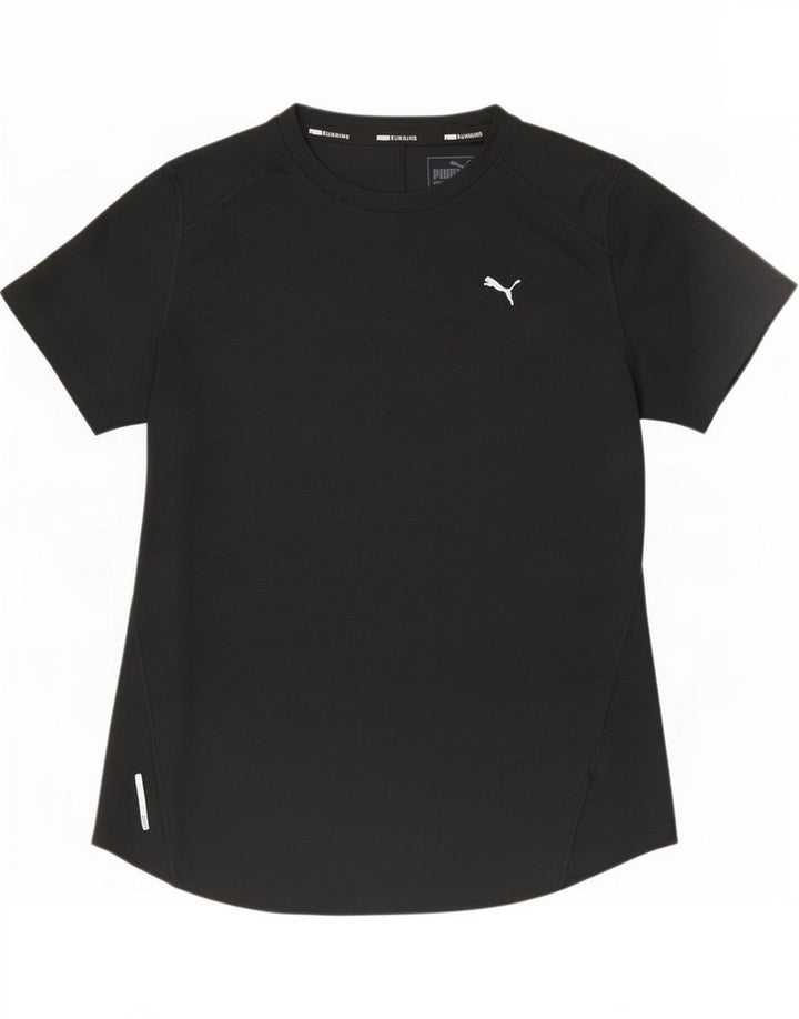 Puma ženska majica kratkih rukava UK 14 veliki crni poliester