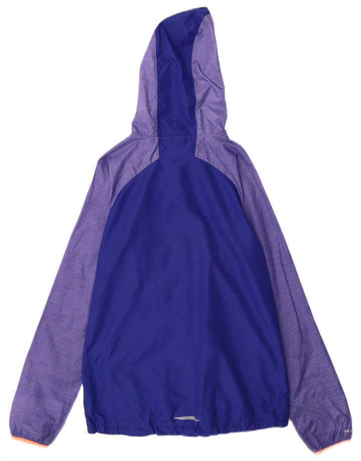 Under Armour ženska kišna jakna s kapuljačom UK 10 Small Blue Colourblock