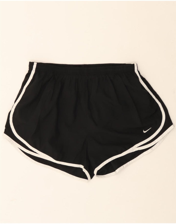 NIKE Womens Sport Shorts US 16/18 XL  Black Polyester Vintage Nike and Second-Hand Nike from Messina Hembry 