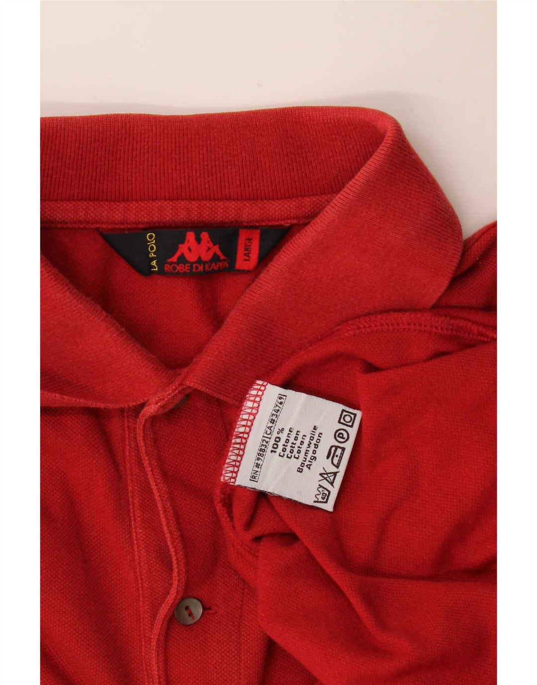 Kappa muška polo majica velika crvena pamuk