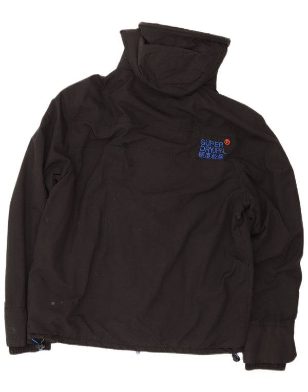 Superdry muška jakna vjetrovka s kapuljačom UK 42 XL crna