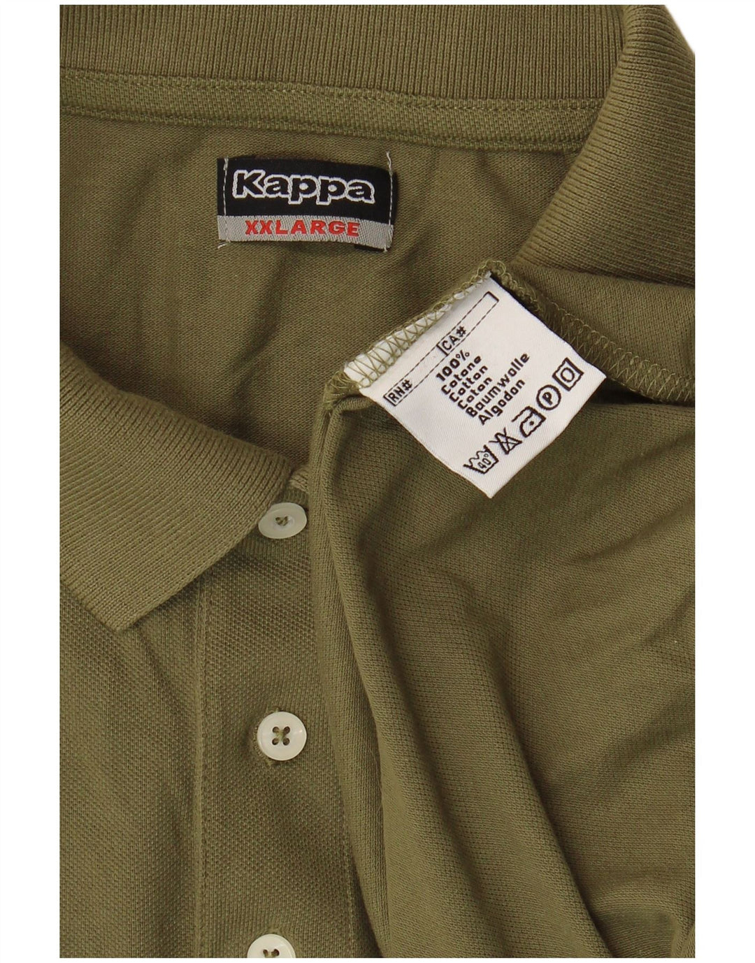 Kappa muška polo majica 2XL kaki pamuk