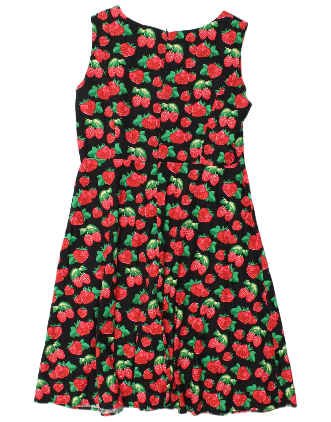 ZAFUL Ženska grafička haljina A-kroja bez rukava UK 14 srednje crna