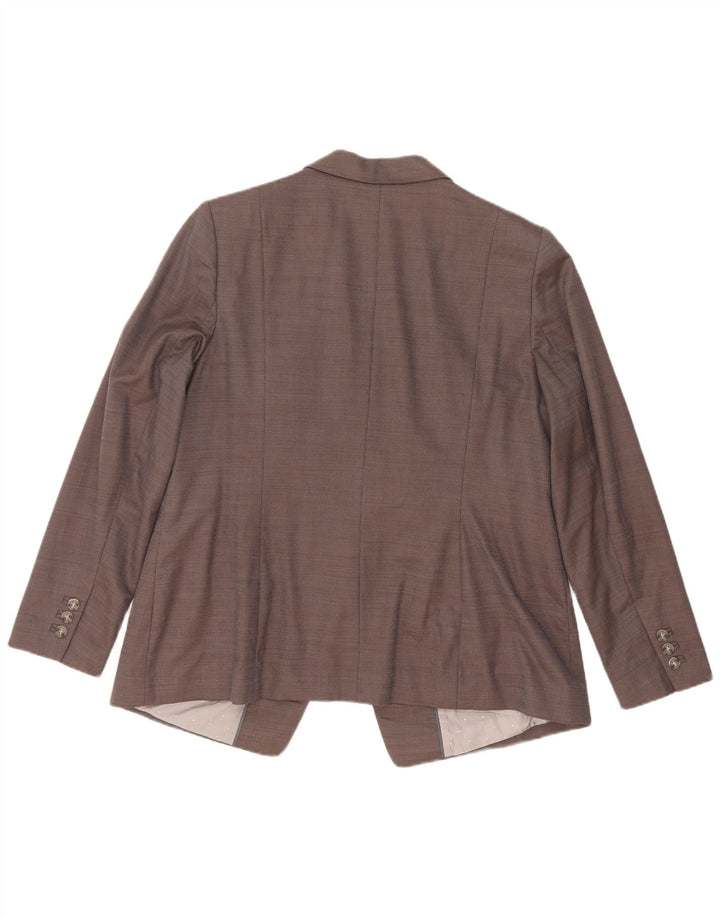 Marks & Spencer ženski sako s jednim gumbom UK 18 XL siva viskoza