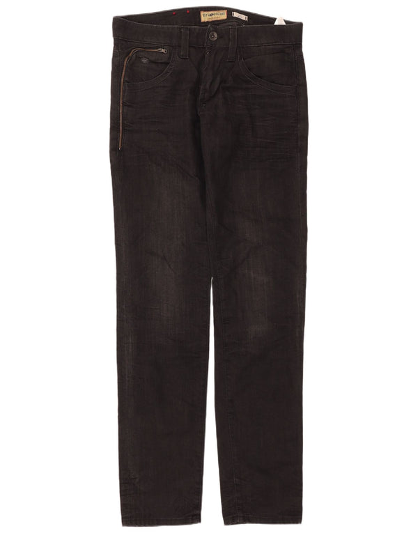 ENERGIE Mens Slim Jeans W34 L36  Black Cotton