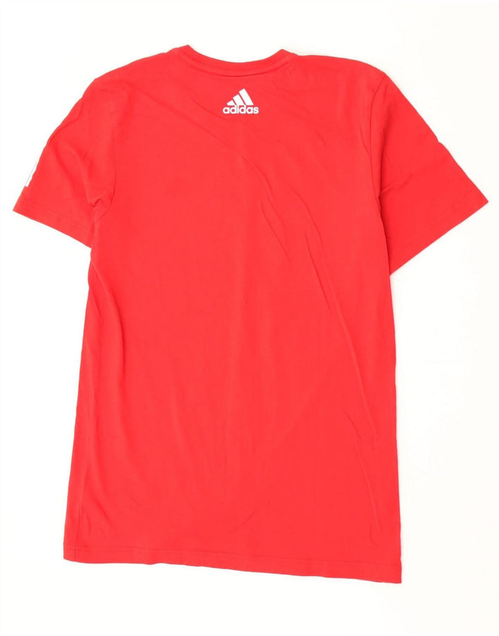 Adidas muška majica kratkih rukava Srednje crveni pamuk