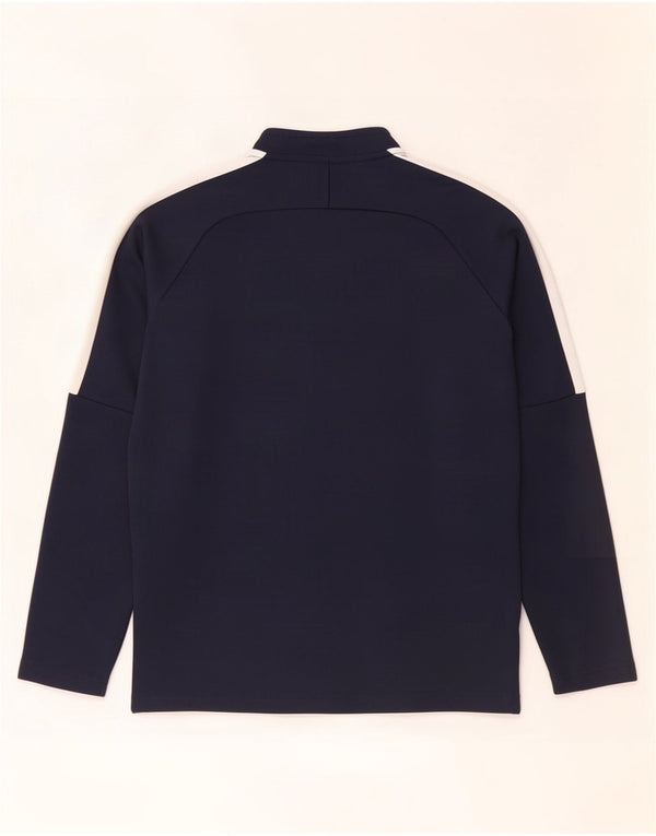 Nike Boys Dri Fit Pullover Tracksuit Top 10-11 Years Medium Navy Blue
