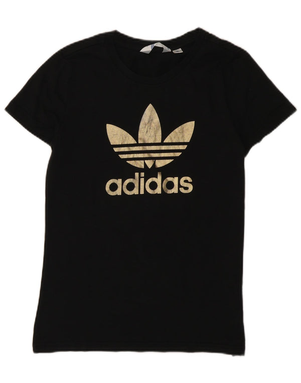 Adidas ženska majica kratkih rukava IT 42 srednji crni pamuk