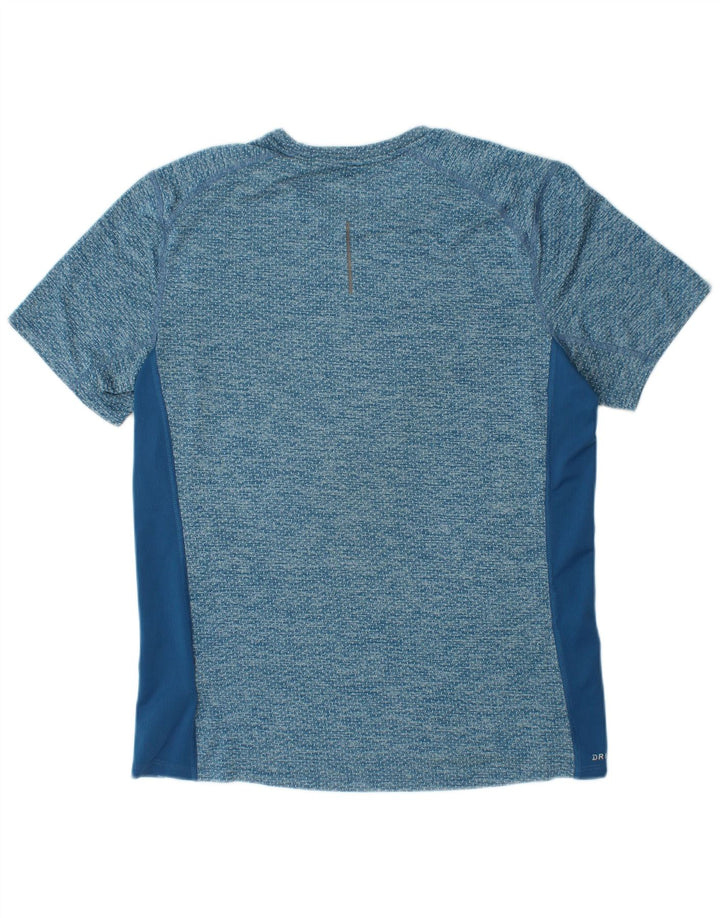 NIKE muška Dri Fit majica kratkih rukava srednje plavi poliester