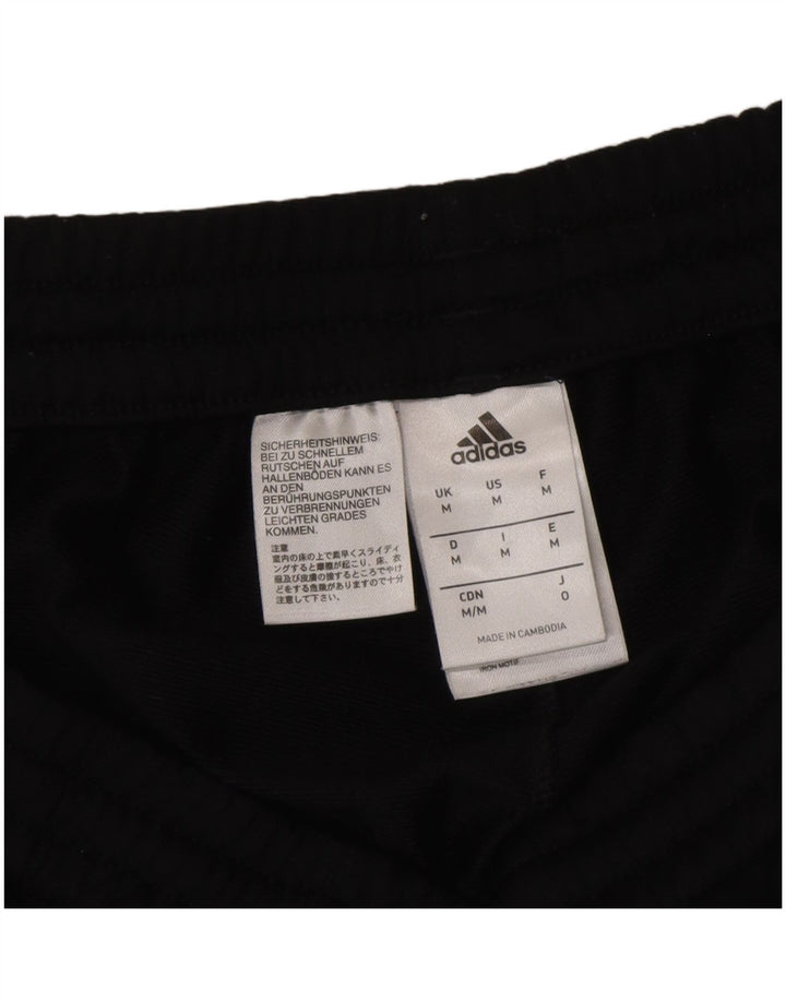 Adidas muške trenirke s grafičkim motivima, srednje jakne, crni poliester
