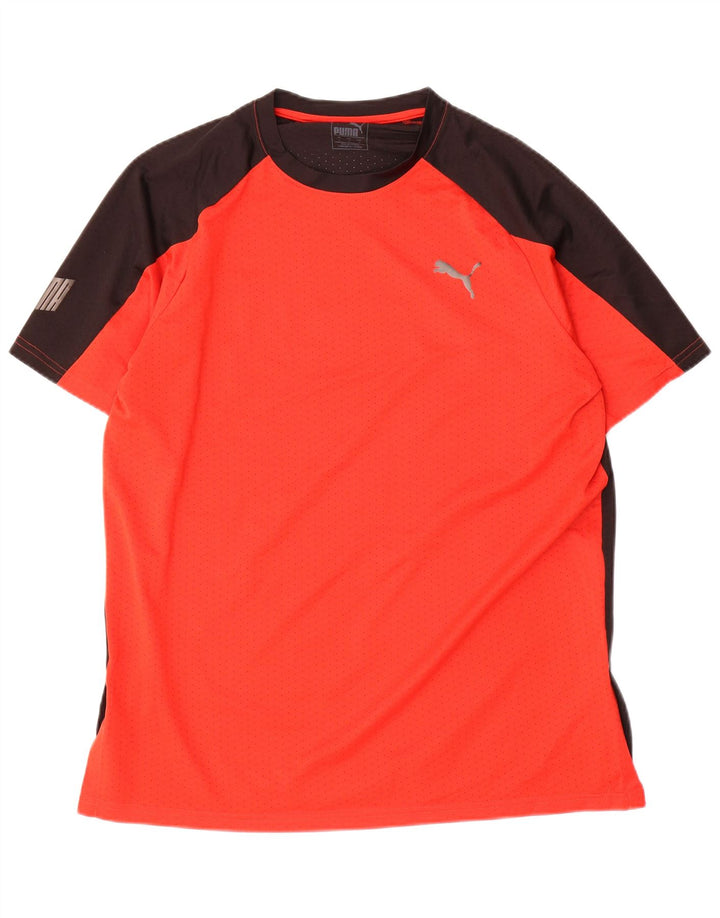 PUMA muška majica kratkih rukava s grafičkim motivima, velika crvena poliesterska boja