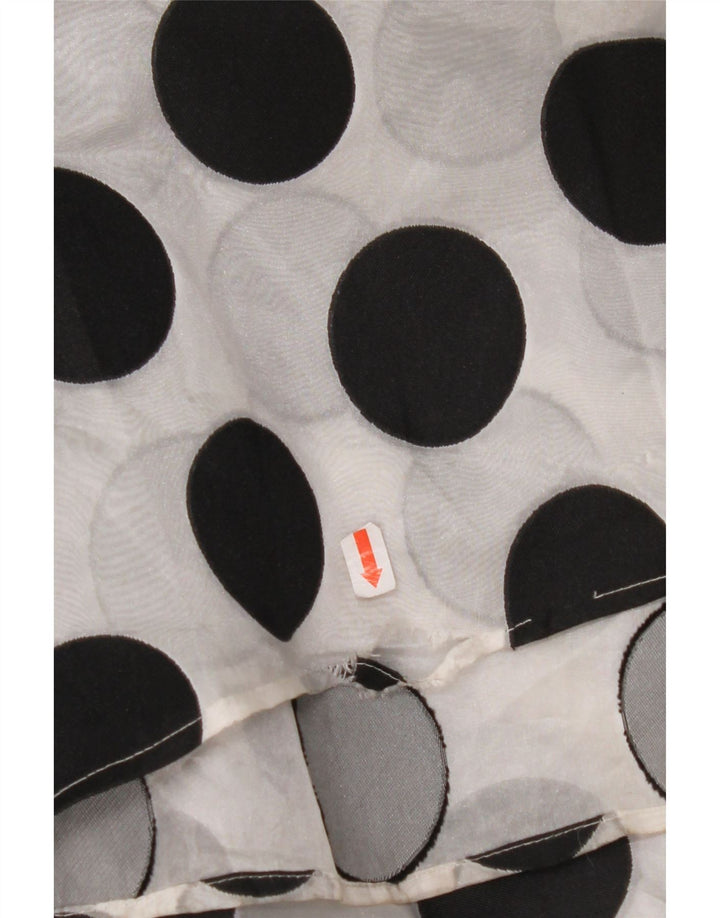 COAST ženska maksi haljina bez rukava UK 12 srednje bijele točkice od poliestera