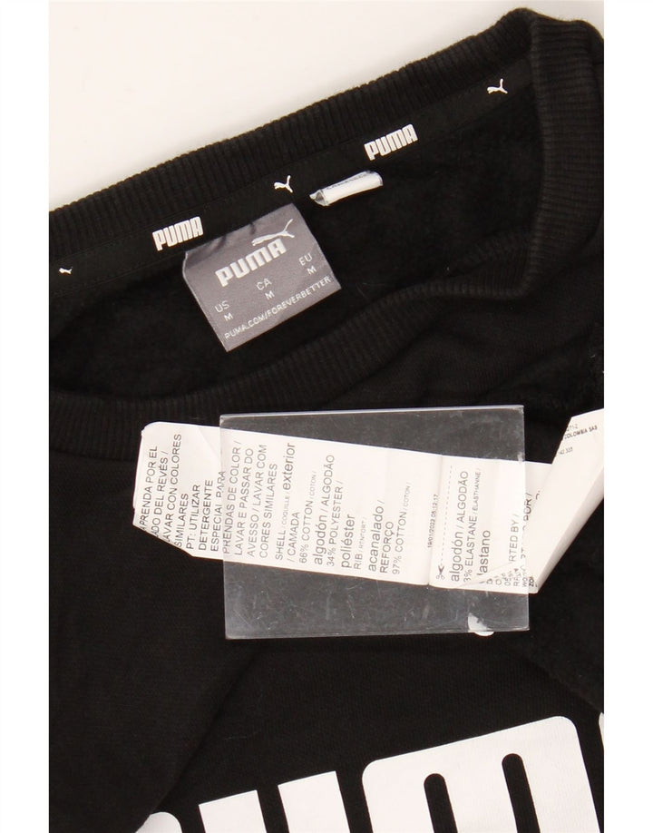 PUMA muška trenirka s grafičkim motivima Srednji crni pamuk