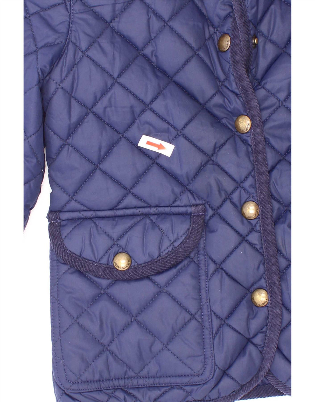 Prošivena jakna Polo Ralph Lauren za djevojčice 5-6 godina tamnoplava poliester