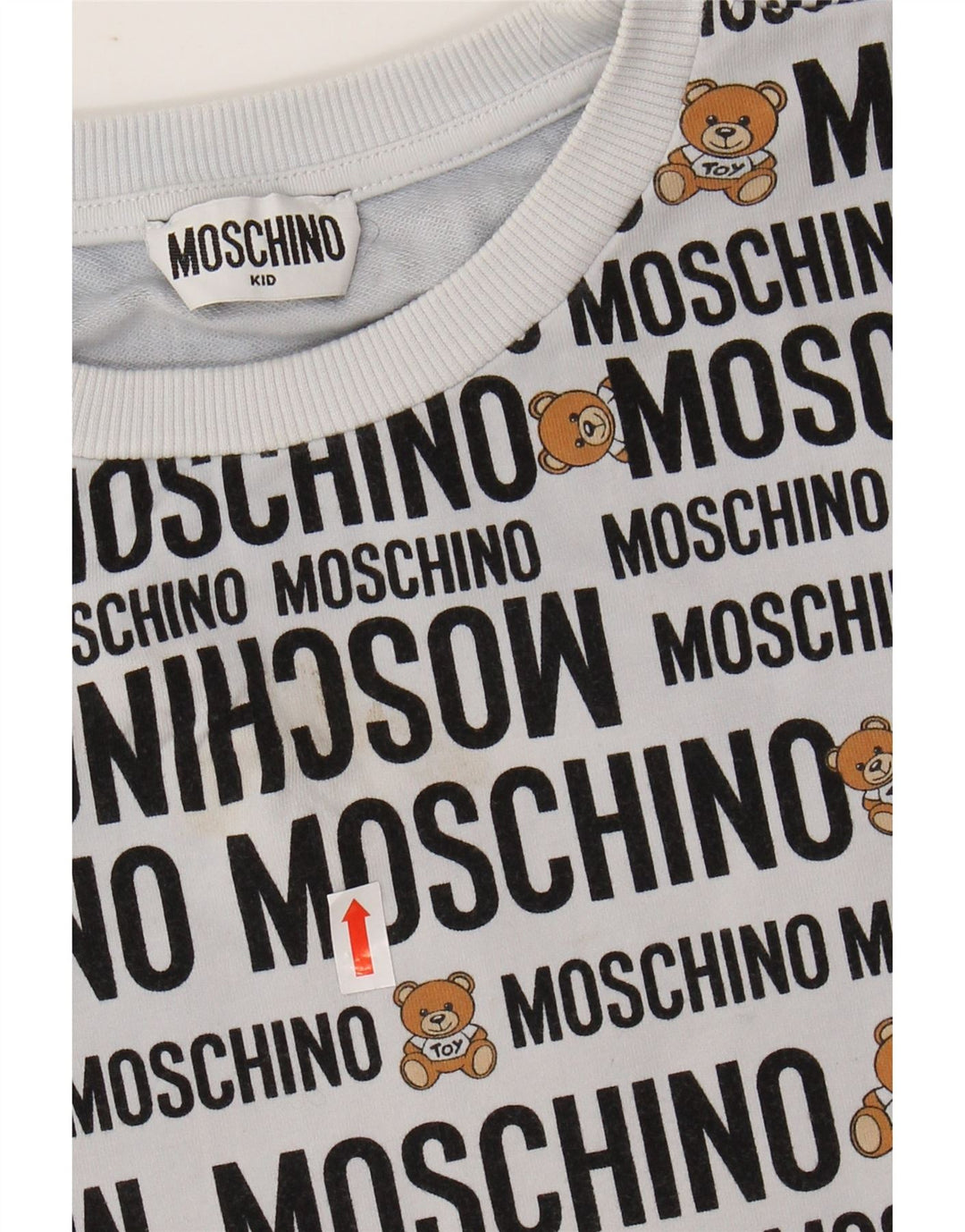 MOSCHINO majica kratkih rukava za djevojčice 7-8 godina, sivi pamuk