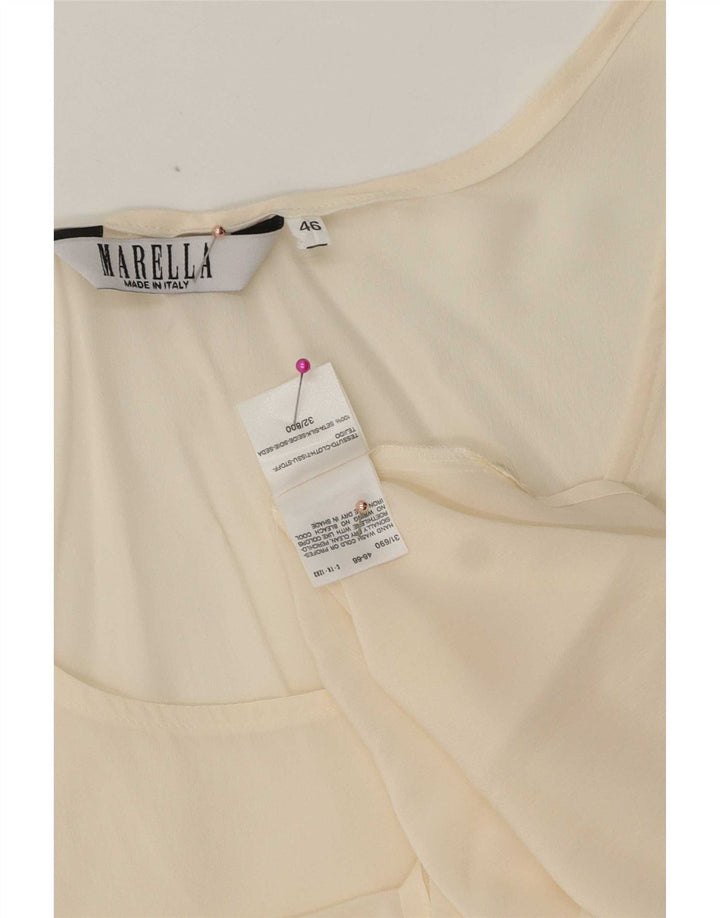 Marella ženski prsluk IT 46 Large Off White Silk