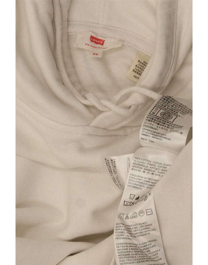 Levi's prevelika muška majica s kapuljačom XS, bijeli pamuk