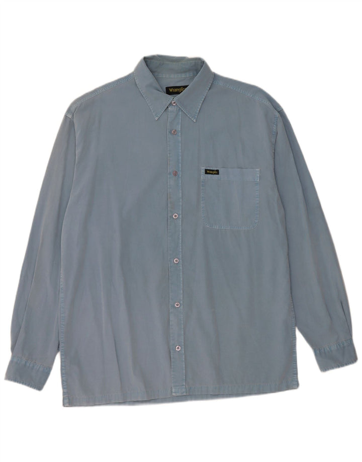 WRANGLER Muška košulja Large Blue Cotton