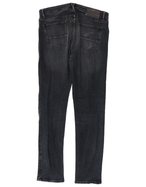 Massimo Dutti Muške uske traperice EU 42 Large W32 L32 Mornarsko plavi pamuk