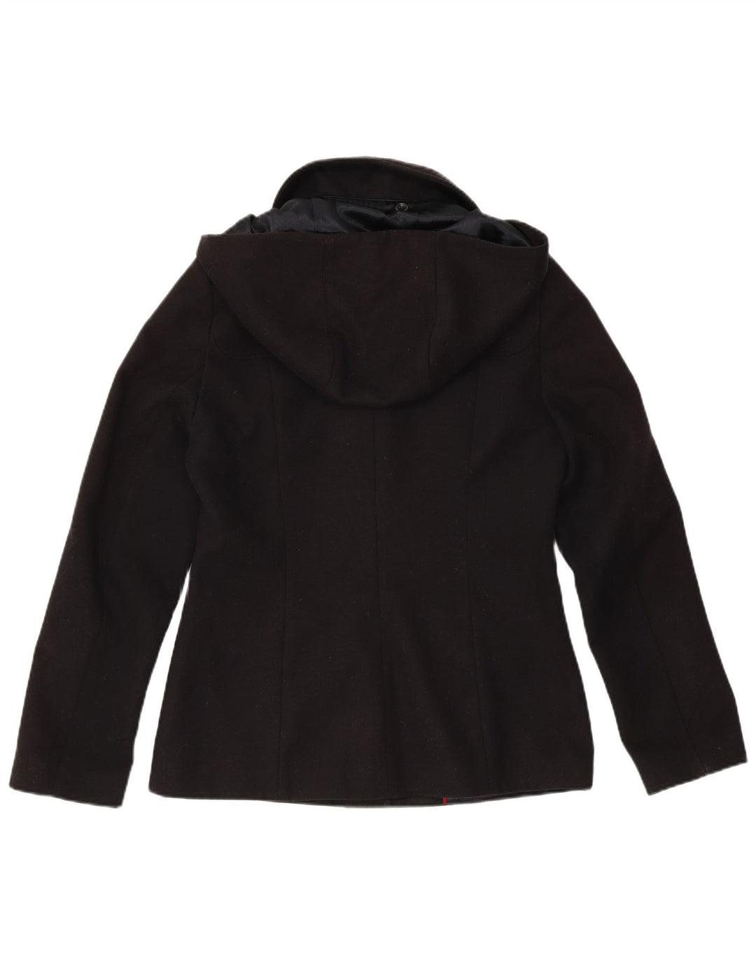 LAURA ASHLEY Ženska jakna s kapuljačom s 5 gumba UK 10 Mala tamnoplava