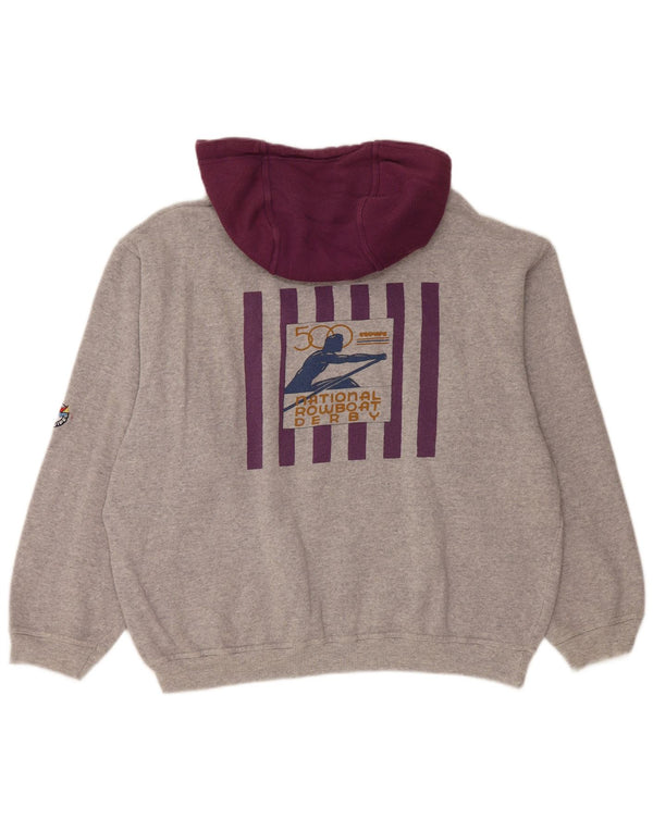 L'Equipe Ženska majica s kapuljačom slobodnog kroja UK 20 2XL, sivi pamuk