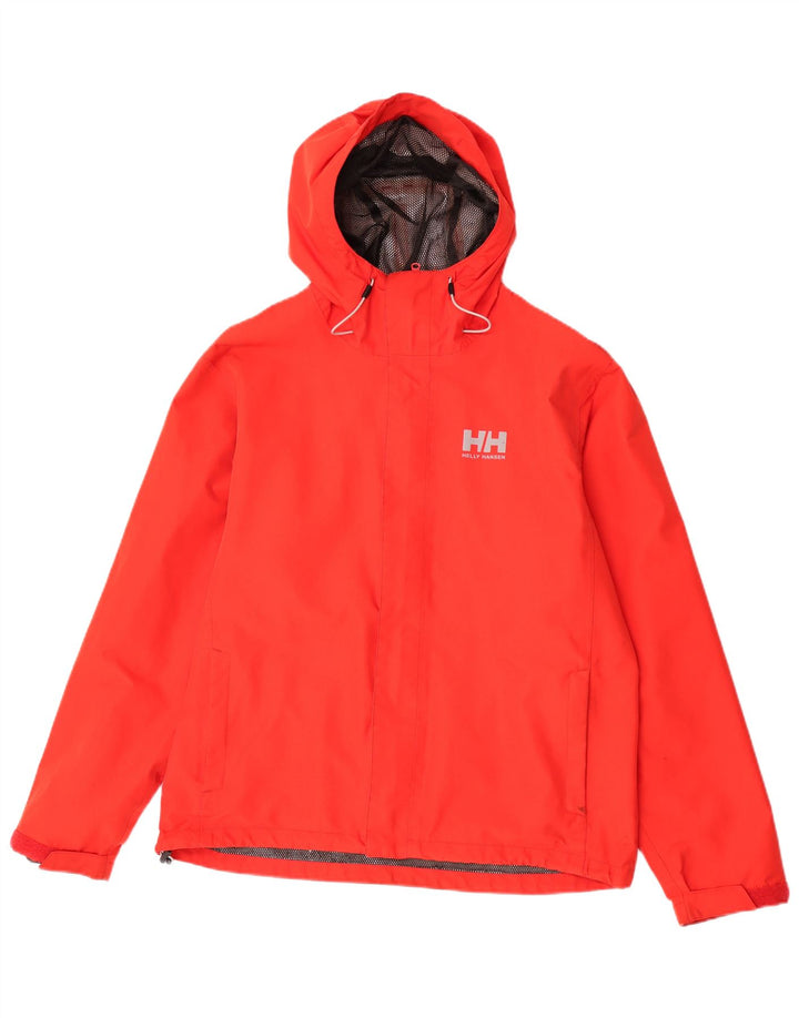 Helly Hansen muška kišna jakna s kapuljačom UK 40 veliki crveni poliester