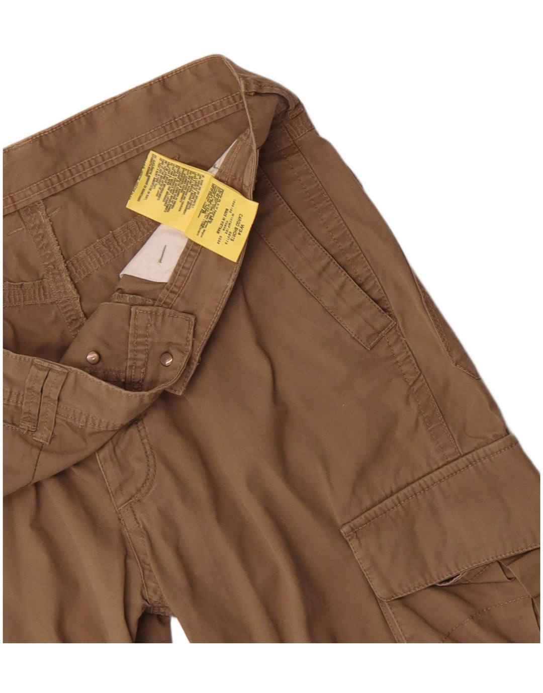 Wrangler muške kargo kratke hlače W34 veliki smeđi pamuk