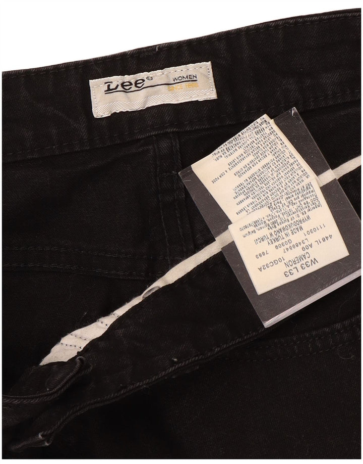 LEE Cameron ženske traperice s visokim strukom, W33 L33 crne