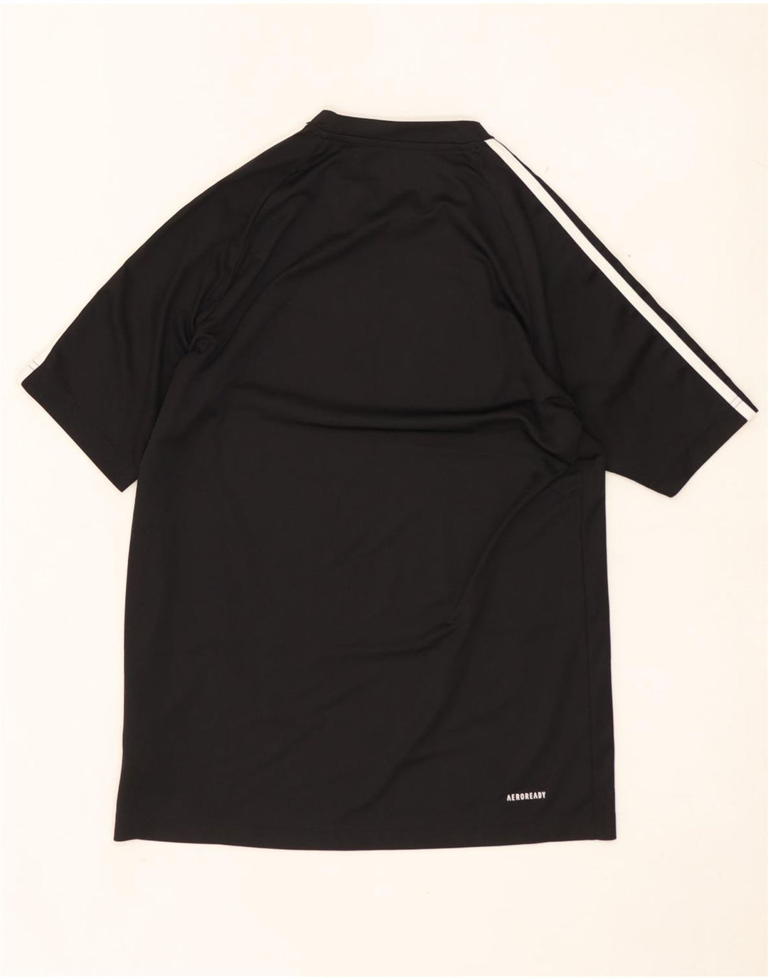 ADIDAS muška Aeroready majica kratkih rukava, mali crni poliester