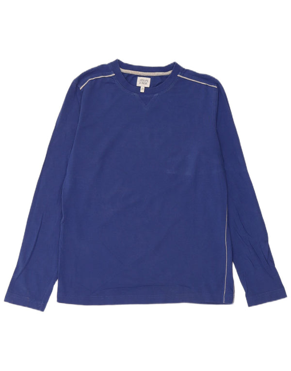 Armani Junior Boys Top Long Sleeve 13-14 Years Blue